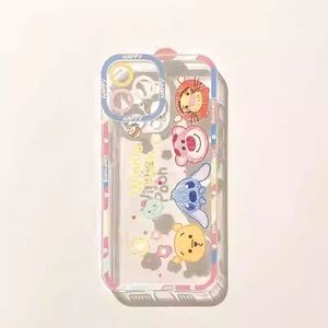 Clear Cartoon Character Phone Case